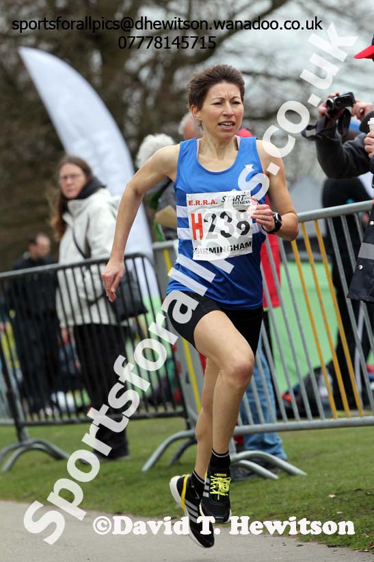 Sarah Wilkinson (Morpeth) finishing 5th in the National 6 Stage Relay, National 12 and 6 Stage Relays, Sutton Park, Birmingham. Photo: David T. Hewitson/Sports for All Pics